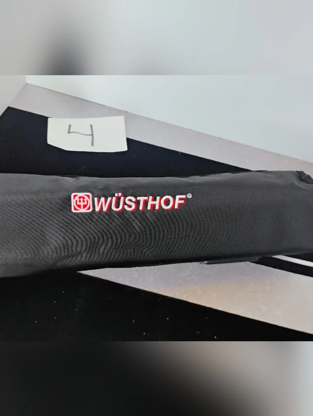 5-piece Wusthof Pro Cutlery Set Roll Up Carrying Case With Handle Various Sizes